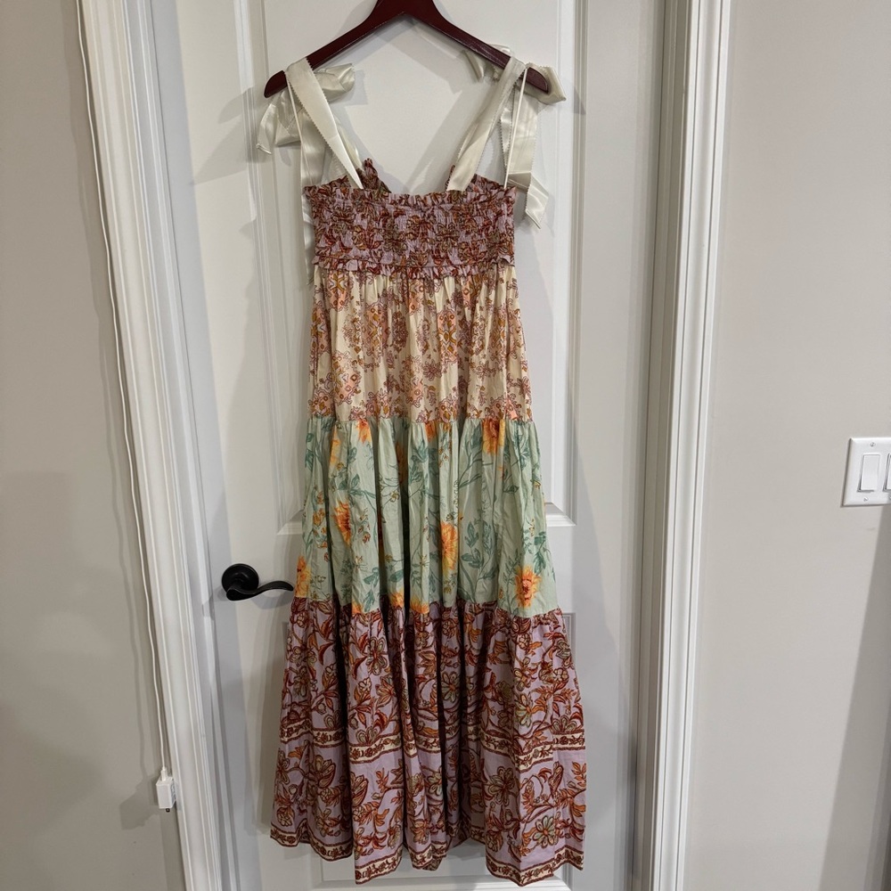 Free People Bluebell Maxi In Lilac Combo Tiered Dress - Picture 9 of 11